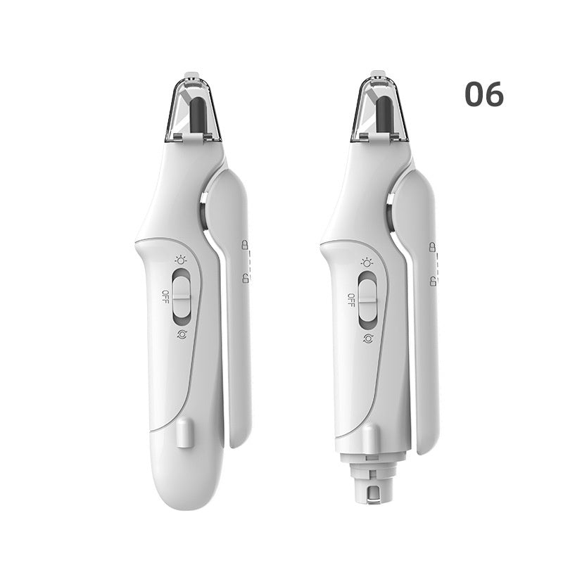 2-in-1 Electric Pet Nail Grinder & Trimmer for Dogs and Cats