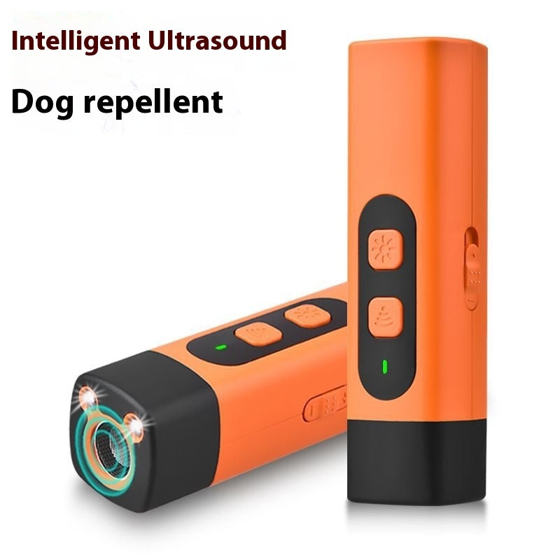 Ultrasonic Dog Bark Control Repeller – Rechargeable Anti-Bark Training Device with LED Light