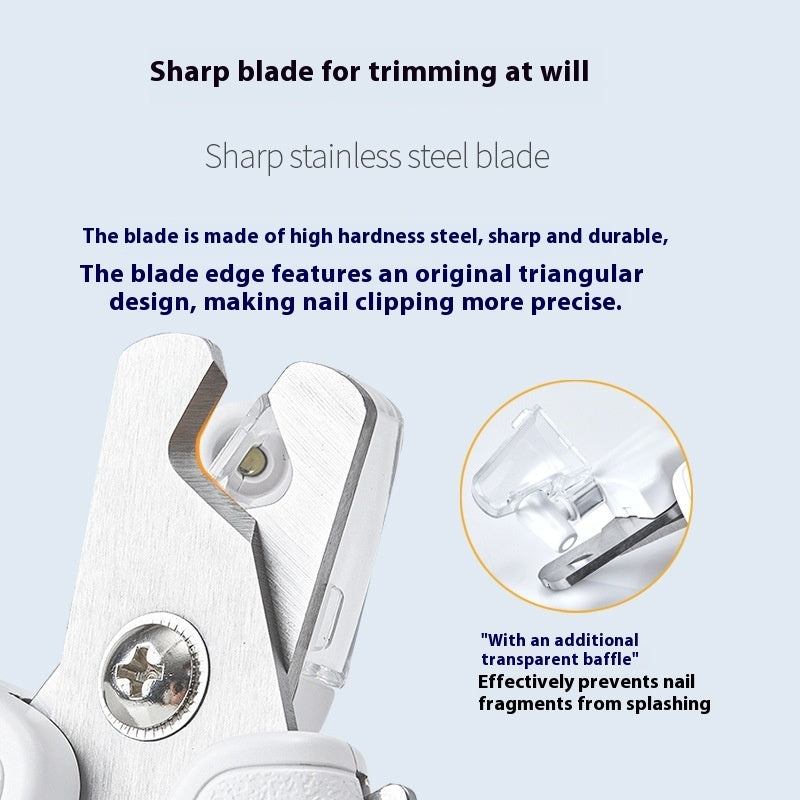 2-in-1 Electric Pet Nail Grinder & Trimmer for Dogs and Cats