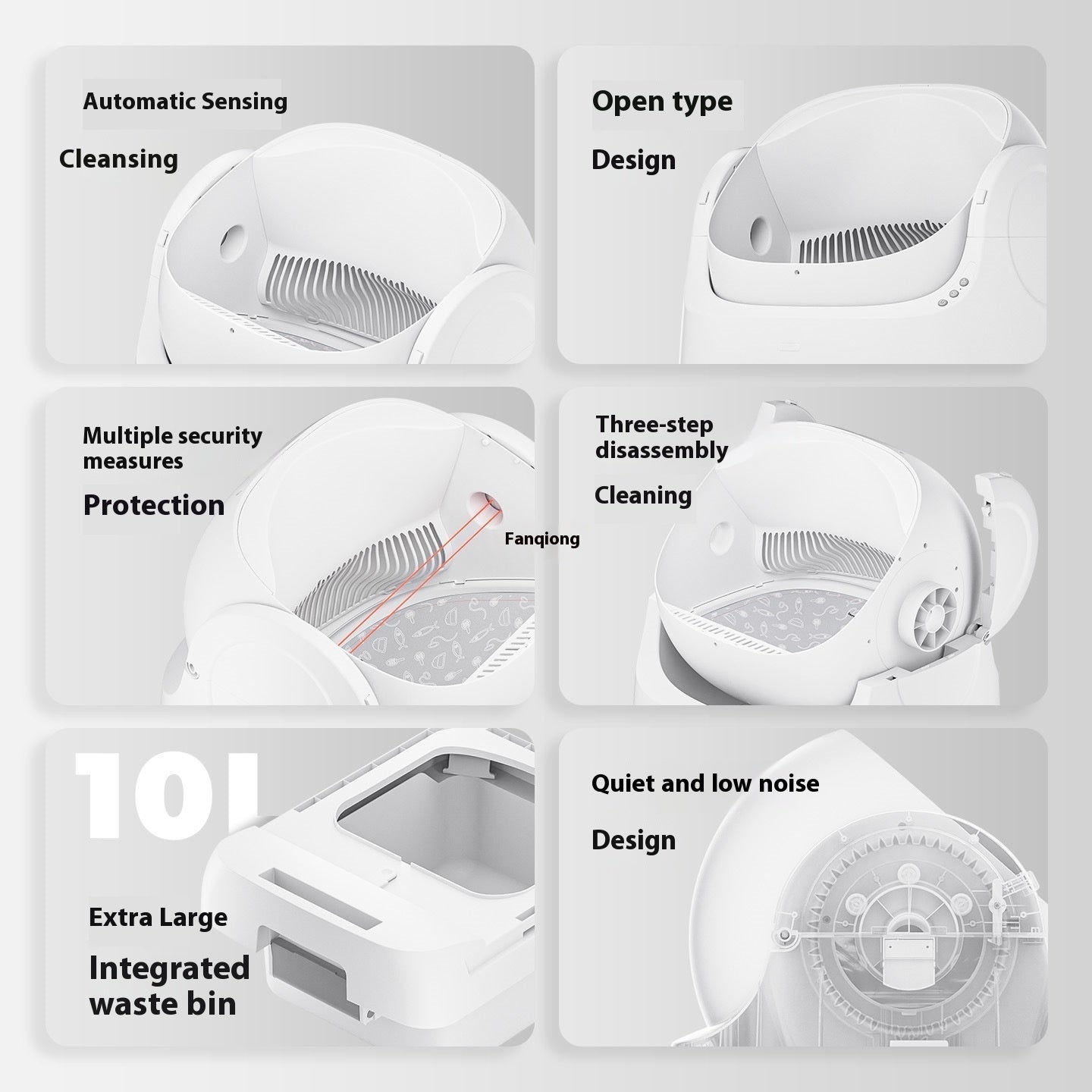 Smart Automatic Cat Litter Box – Hands-Free Poop Scooper for Indoor Pets