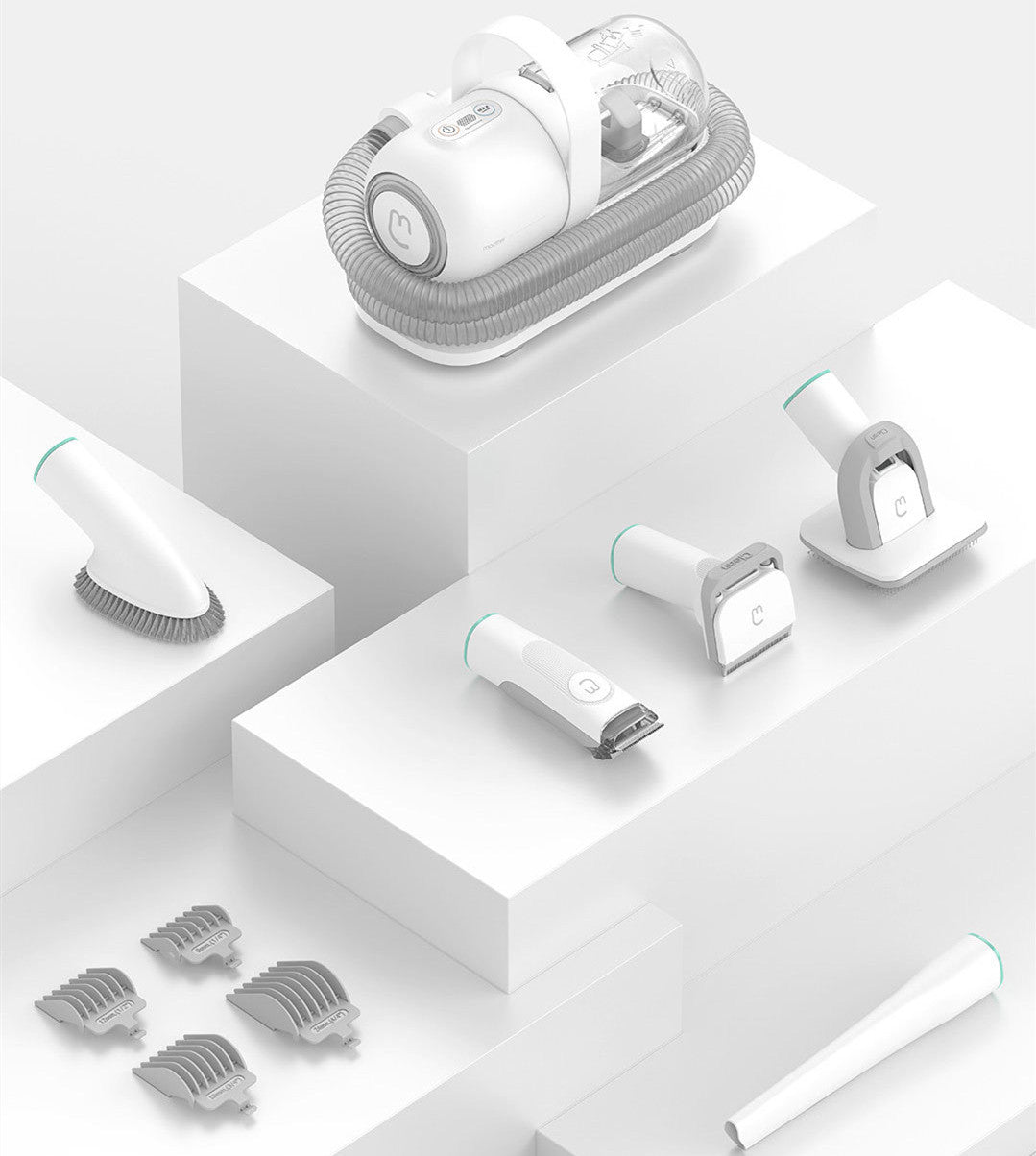 Pet Grooming Vacuum Kit – Smart Hair Clipper & Fur Suction for Dogs & Cats